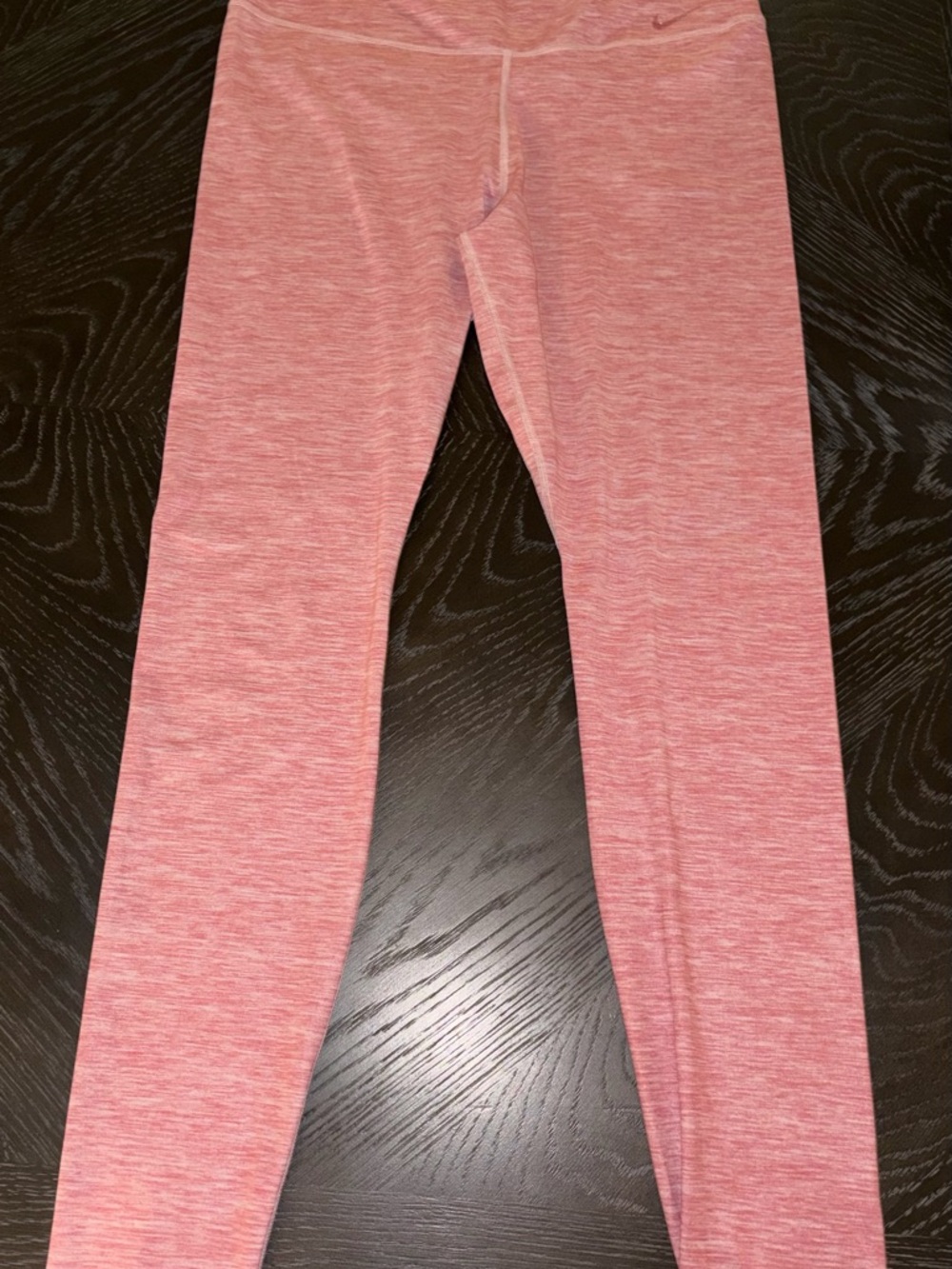 Nike Women’s Heathered Pink Leggings - Stretch Activewear
